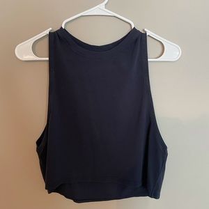 Lululemon sleeveless cutout crop top tank